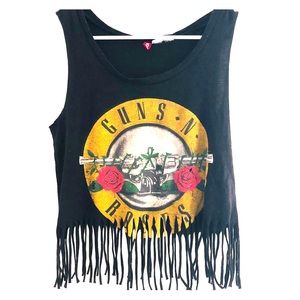 Guns N Roses fringe tank